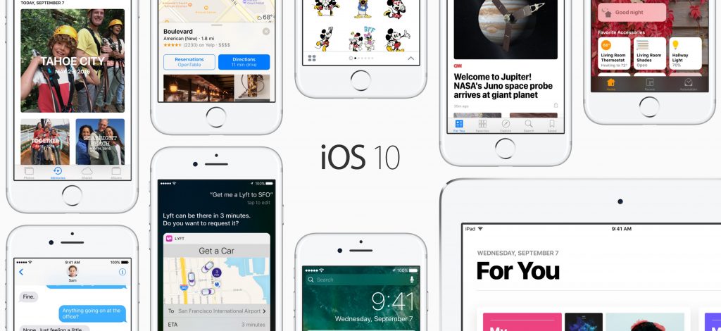 آپدیت آیفون iOS 10 آی او اس 10